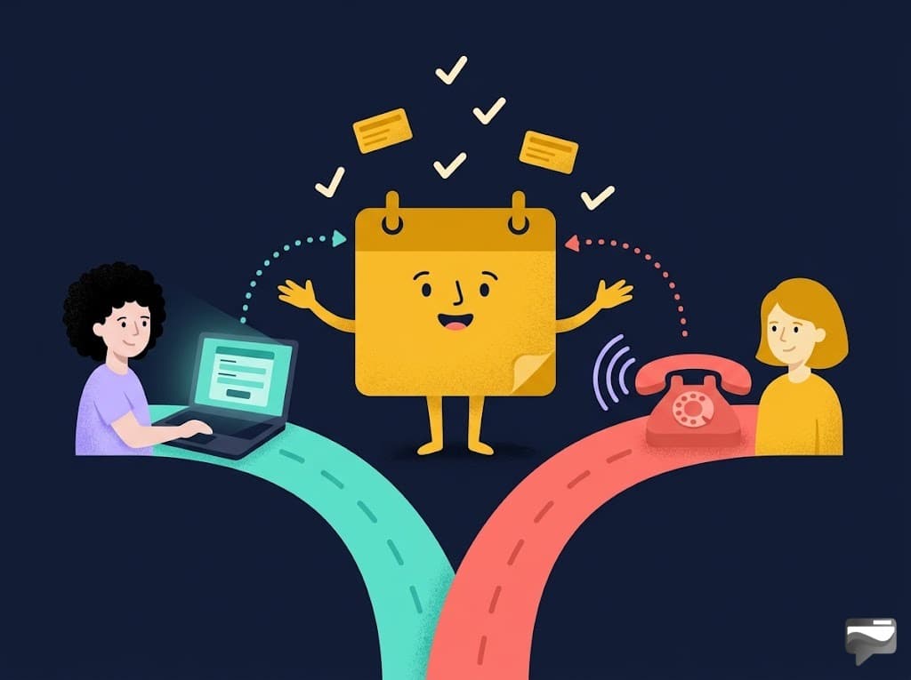 Cover Image for Google Calendar Buchungsseite + FlowCaptain: Zwei Kanäle, ein Kalender