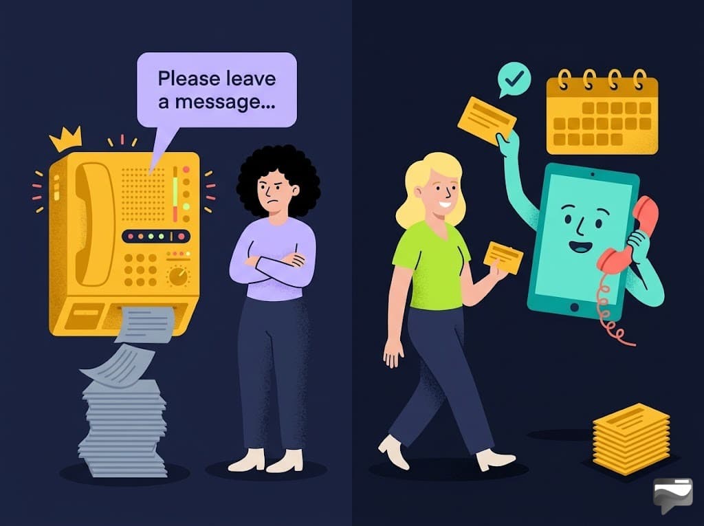 Cover Image for Ein Voice Agent, der nicht buchen kann, ist nur ein teurer Anrufbeantworter